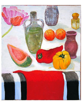 Still Life Behind Sofa