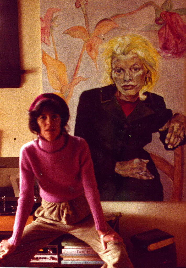 Meredith with Nikki portrait 1978