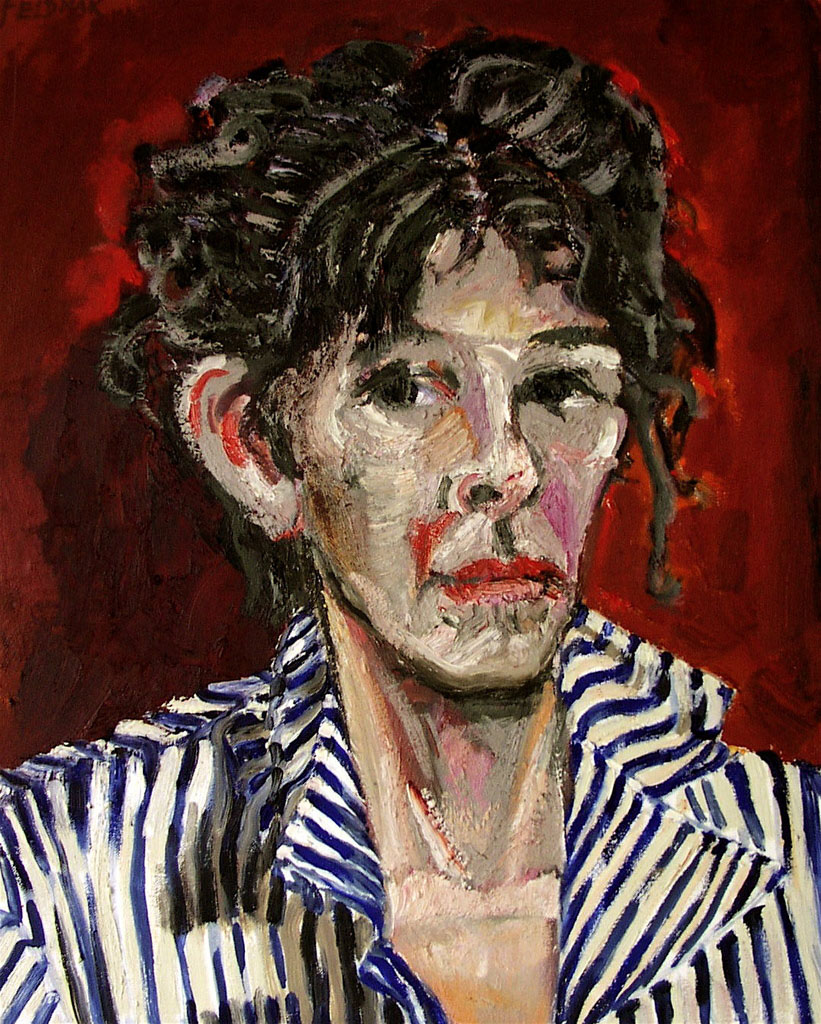 Self portrait striped suit