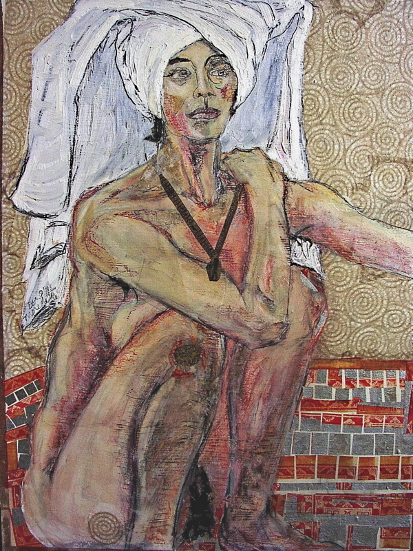 Nude with turban