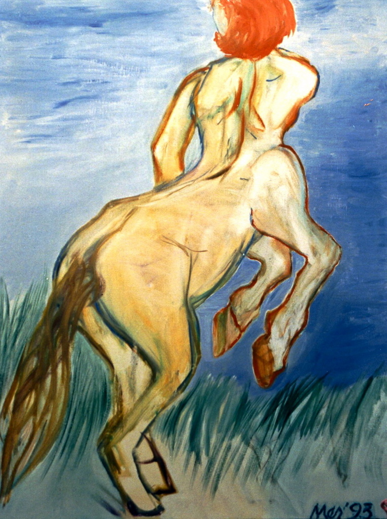 Orange hair centress